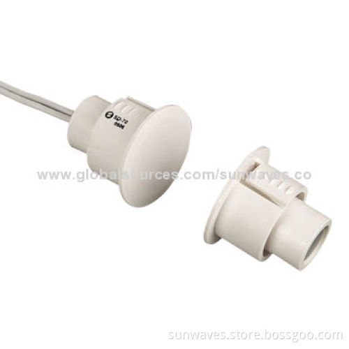 Recessed magnetic contact, 28V/1.0A rated switch
